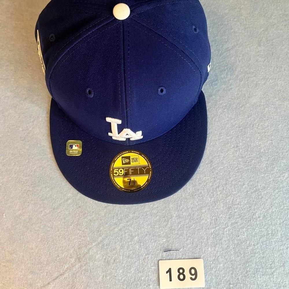 New Era Los Angeles Dodgers 59FIFTY cap in navy blue, size 7 1/2 baseball mlb